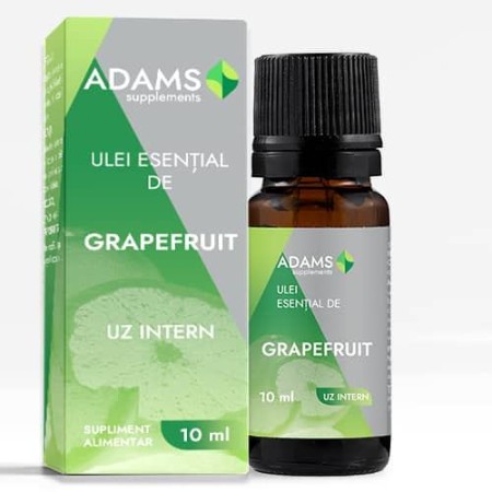 Ulei esential de Grapefruit 10ml uz intern Adams Ulei esential de Grapefruit 10ml uz intern Adams