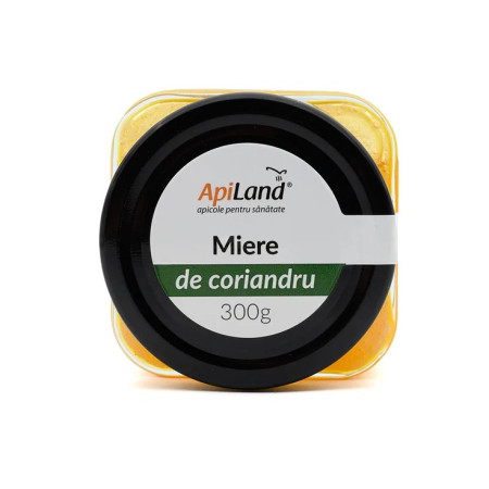 Miere crudă de coriandru 300g Apiland Miere crudă de coriandru 300g Apiland