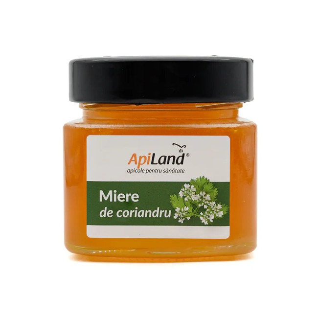Miere crudă de coriandru 300g Apiland Miere crudă de coriandru 300g Apiland