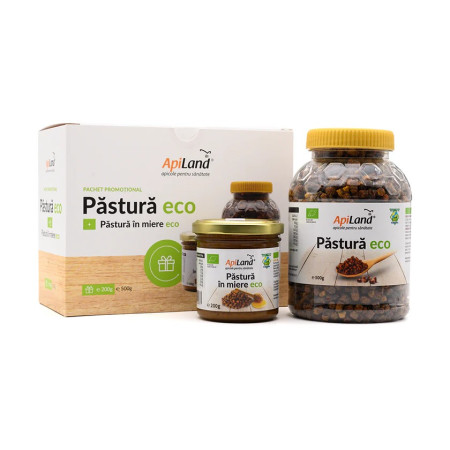 Pachet păstură 500g + păstură în miere 200g ECO Pachet păstură 500g + păstură în miere 200g ECO