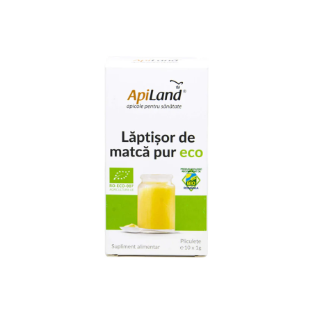 Laptisor de Matca Pur Eco 10 plicuri x 1gr Apiland 