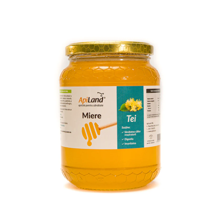 Miere de tei cruda 1kg Apiland