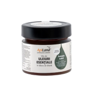 Miere de Mană cu Mix de Uleiuri Esențiale (eucalipt, tea tree, mentă, cuișoare, oregano, scorțișoară, lavandă, cimbrișor) - pentru imunitate - 250g Apiland