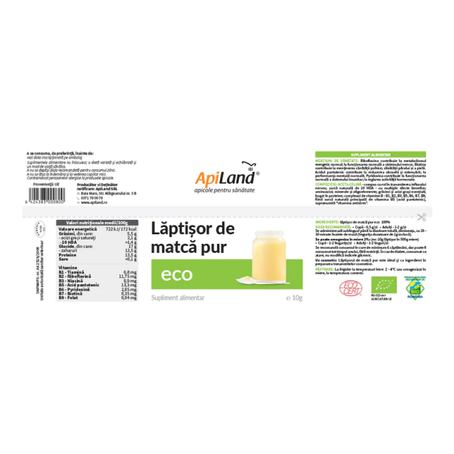 Laptisor de Matca Pur Eco 10g Apiland