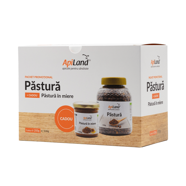 Pachet păstură 500g + păstură în miere 200g Cadou