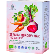 Suc de Sfeclă, Morcov și Măr 100% Natural și Ecologic 3L