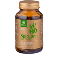 Spirulina ECO  Forte — 120 capsule din Spirulină, o algă cu beneficii pentru mușchi, energie, inimă și digestie