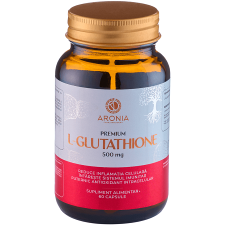 Premium L-Glutathione 500 mg — 60 capsule cu un antioxidant puternic, care protejează celulele, ficatul și imunitatea Premium L-Glutathione 500 mg — 60 capsule cu un antioxidant puternic, care protejează celulele, ficatul și imunitatea