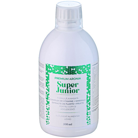 Premium Aronia Super Junior 500ml — formulă avansată pentru creșterea și dezvoltarea sănătoasă a juniorilor Premium Aronia Super Junior 500ml — formulă avansată pentru creșterea și dezvoltarea sănătoasă a juniorilor