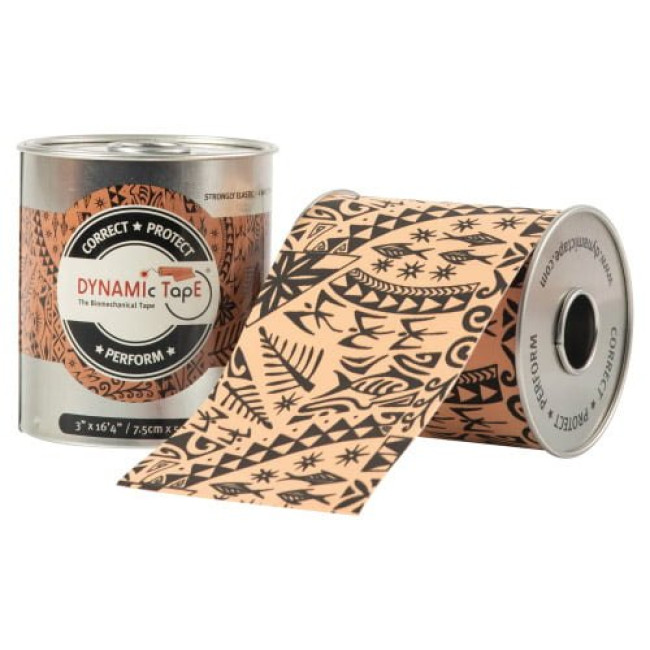 DYNAMIC TAPE BLACK TATTOO 7.5cm x 5m DYNAMIC TAPE BLACK TATTOO 7.5cm x 5m