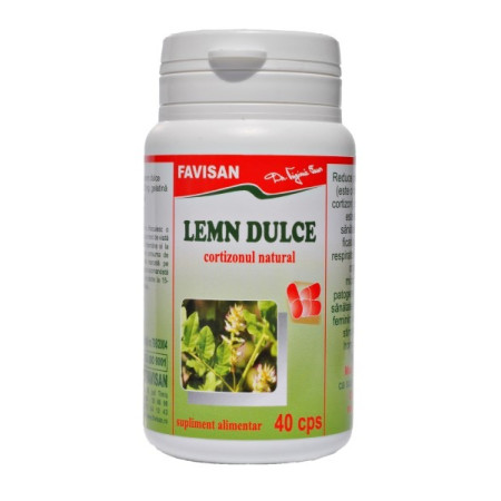 Lemn Dulce 40 capsule Favisan Lemn Dulce 40 capsule Favisan