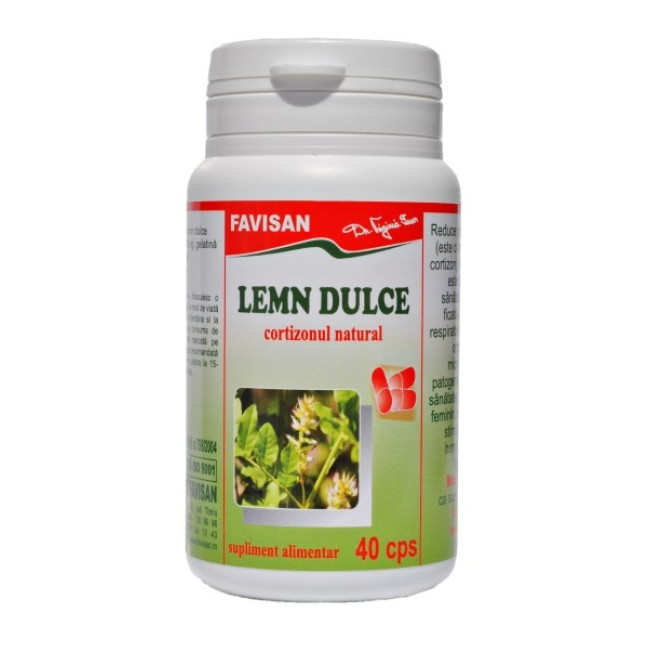 Lemn Dulce 40 capsule Favisan Lemn Dulce 40 capsule Favisan
