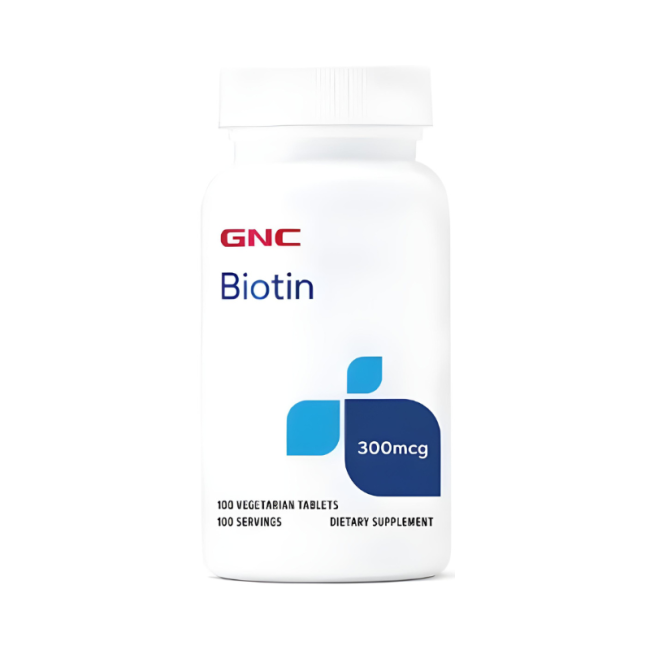Gnc Biotin 300 Mcg, Biotina, 100 Tb