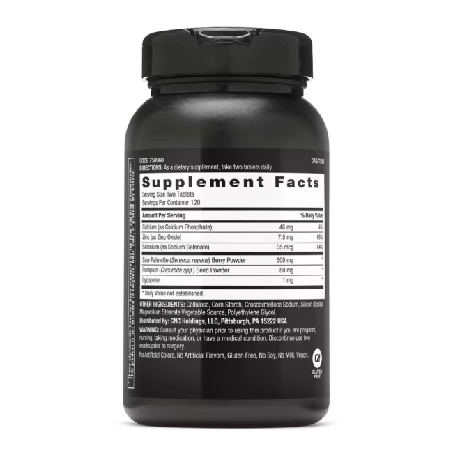 GNC Men's Saw Palmetto Formula, Extract din Palmier Pitic, 240 tb