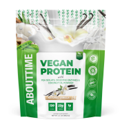 Abouttime Vegan Protein Proteina Vegana Cu Aroma Naturala De Vanilie, 908 G