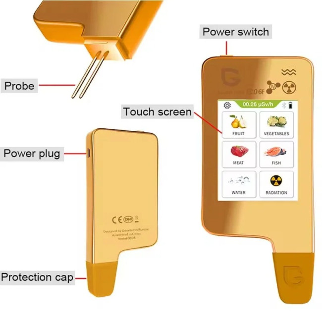 Tester de nitrati Fructe, legume si Carne Greentest ECO6T Gold Tester de nitrati Fructe, legume si Carne Greentest ECO6T Gold