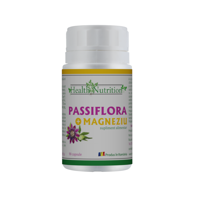Passiflora cu Magneziu 90 cps Health Nutrition
