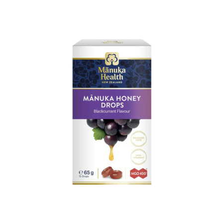 Bomboane cu Miere de Manuka MGO™ 400+ si Coacaze 65g 