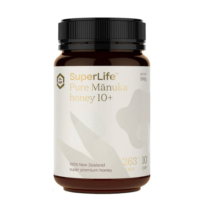 Miere de Manuka SuperLife UMF 10+ | MGO 263+ - 500g Miere de Manuka SuperLife UMF 10+ | MGO 263+ - 500g