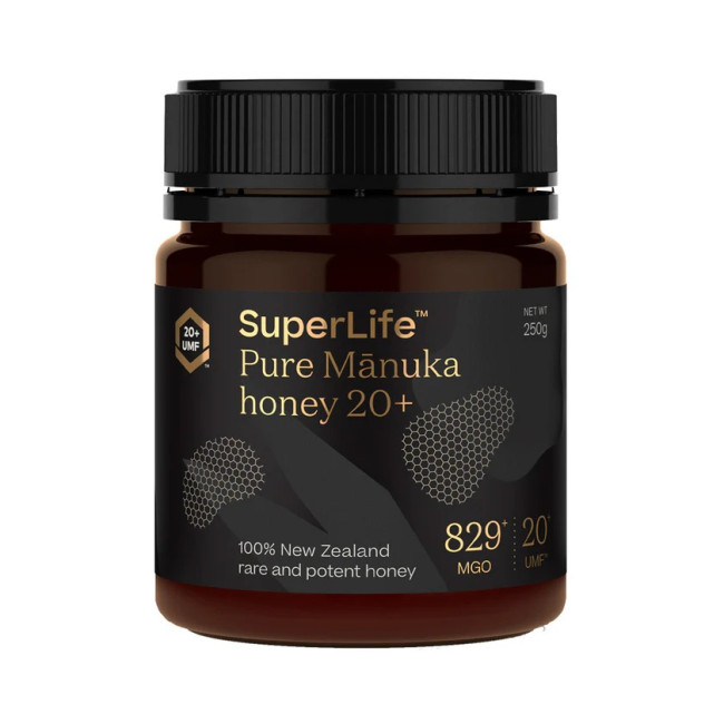 Miere de Manuka SuperLife UMF 20+ | MGO 829+ - 250g Miere de Manuka SuperLife UMF 20+ | MGO 829+ - 250g