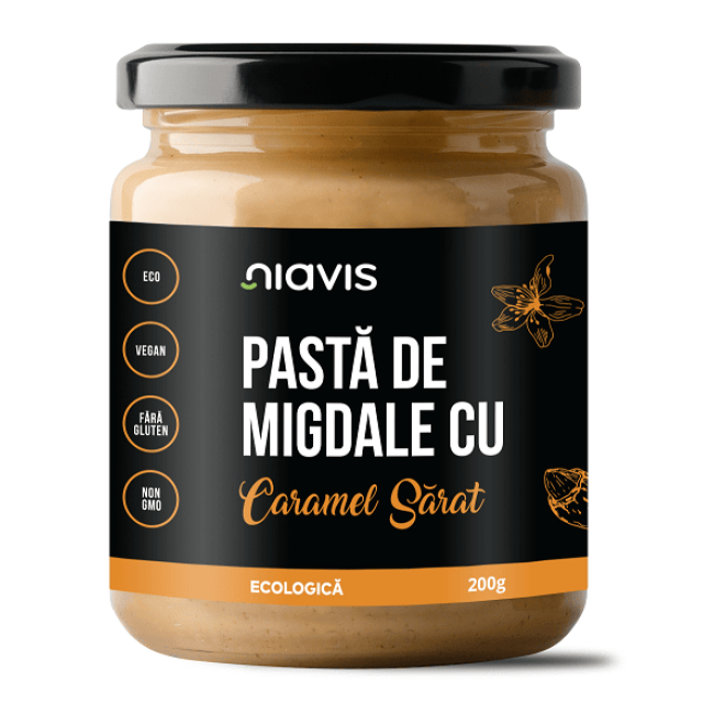 Pasta de Migdale cu Caramel Sarat Ecologica/BIO 200g