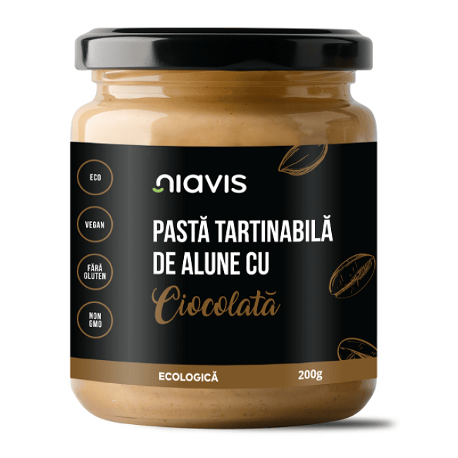 Pasta Tartinabila de Alune cu Ciocolata Eologica/BIO 200g