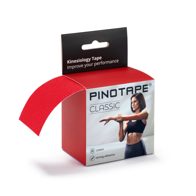 Banda Kinesio PINOTAPE® Classic - Rosu