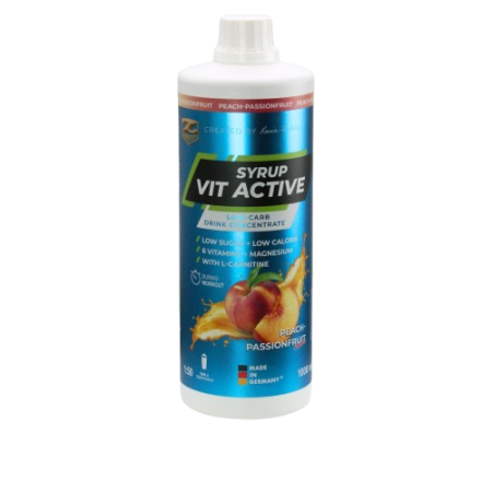 VITACTIVE SIROP + L-CARNITINA - 1000ML PIERSICA-FRUCTUL PASIUNII