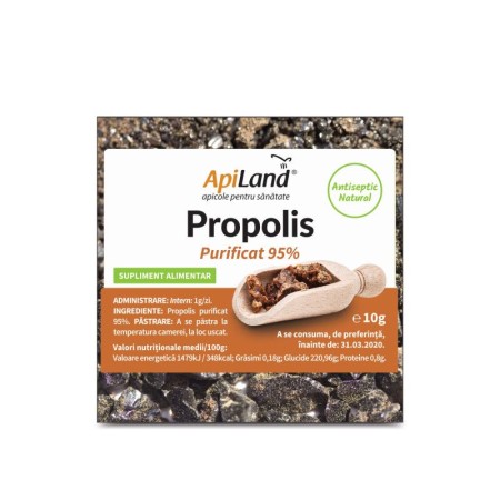 Apiland Propolis purificat (95%) 10g Apiland Propolis purificat (95%) 10g
