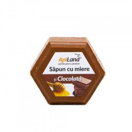 Apiland Săpun cu miere și ciocolată 100g  Apiland Săpun cu miere și ciocolată 100g