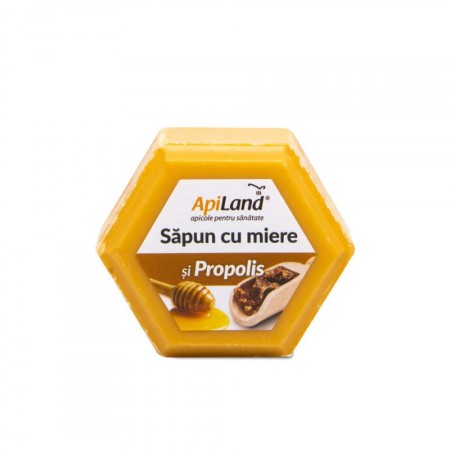 Apiland Săpun cu miere și propolis 100g  Apiland Săpun cu miere și propolis 100g