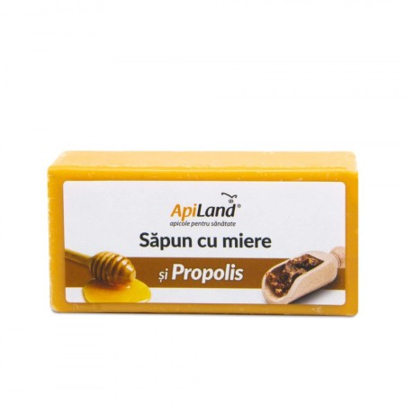 Apiland Săpun cu miere și propolis 150g  Apiland Săpun cu miere și propolis 150g