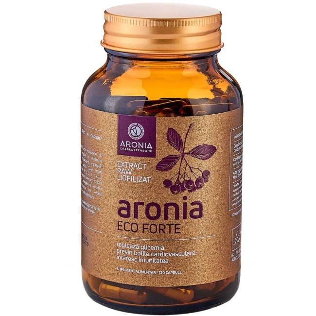 Aronia Forte 120 Capsule RAW ECO (RO-ECO-029) Aronia Forte 120 Capsule RAW ECO (RO-ECO-029)