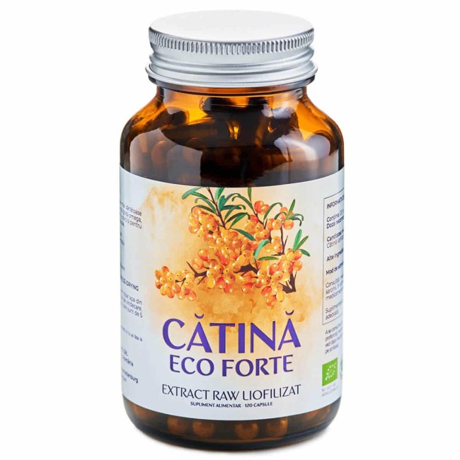 Cătină Forte 120 Capsule RAW ECO (RO-ECO-029)