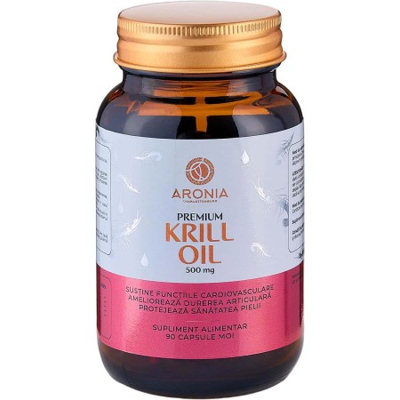Premium Krill Oil 500mg — 90 capsule cu beneficii pentru inimă, ochi, piele și creier Premium Krill Oil 500mg — 90 capsule cu beneficii pentru inimă, ochi, piele și creier