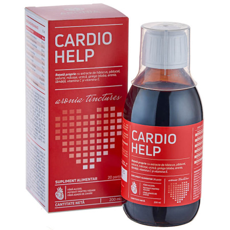 Cardio Help 200ml — o formulă unică din 9 plante și superfructe care protejează inima și sistemul cardiovascular Cardio Help 200ml — o formulă unică din 9 plante și superfructe care protejează inima și sistemul cardiovascular