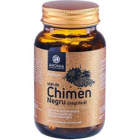 Ulei de Chimen Negru (Negrilica) Premium Vegan — 90 capsule, cu proprietăți antioxidante, antiinflamatoare și antimicrobiene Ulei de Chimen Negru (Negrilica) Premium Vegan — 90 capsule, cu proprietăți antioxidante, antiinflamatoare și antimicrobiene