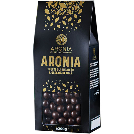 Fructe de Aronia glazurate cu ciocolată, 200g Fructe de Aronia glazurate cu ciocolată, 200g