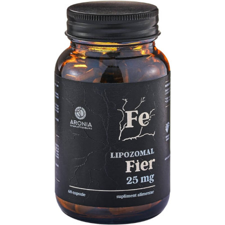 Fier Lipozomal la 25mg — 60 capsule cu capacitate de absorbție de peste 99% în organism Fier Lipozomal la 25mg — 60 capsule cu capacitate de absorbție de peste 99% în organism