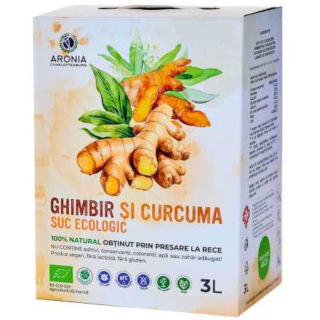Suc de Ghimbir și Curcuma 100% Natural și Ecologic la 3L Suc de Ghimbir și Curcuma 100% Natural și Ecologic la 3L