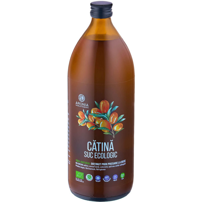 Suc de Cătină 100% Natural și Ecologic - 1 litru Suc de Cătină 100% Natural și Ecologic - 1 litru