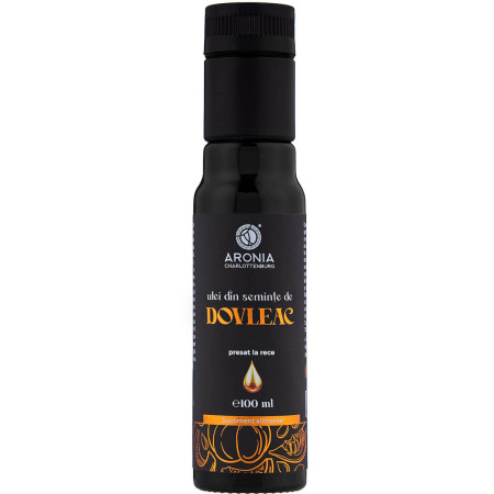 Ulei din Semințe de Dovleac 100 ml — 100% natural, nerafinat, proaspăt și presat la rece
