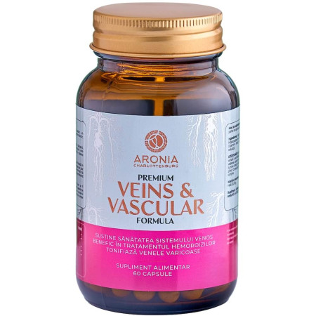 Premium Veins & Vascular Formula: 60 de capsule cu beneficii împotriva varicelor, hemoroizilor și problemelor vasculare Premium Veins & Vascular Formula: 60 de capsule cu beneficii împotriva varicelor, hemoroizilor și problemelor vasculare