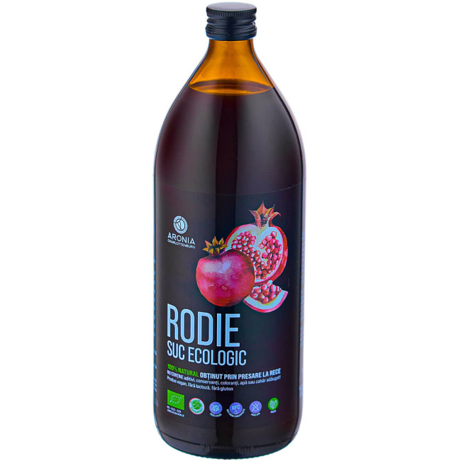 Suc de Rodie 100% Natural și Ecologic - 1 litru Suc de Rodie 100% Natural și Ecologic - 1 litru