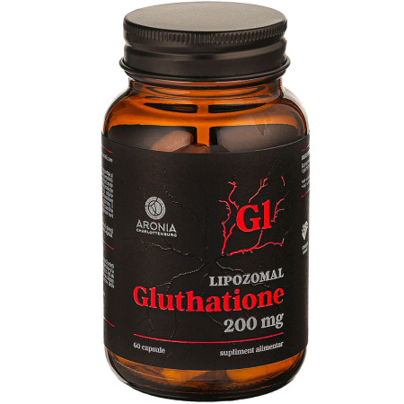 Glutathione Lipozomal la 200mg — 60 capsule cu un antioxidant puternic, care protejează ficatul, celulele și sistemul imunitar Glutathione Lipozomal la 200mg — 60 capsule cu un antioxidant puternic, care protejează ficatul, celulele și sistemul imunitar