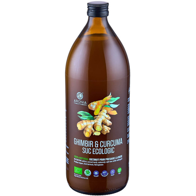 Suc de Ghimbir și Curcuma 100% Natural și Ecologic la 1 Litru Suc de Ghimbir și Curcuma 100% Natural și Ecologic la 1 Litru