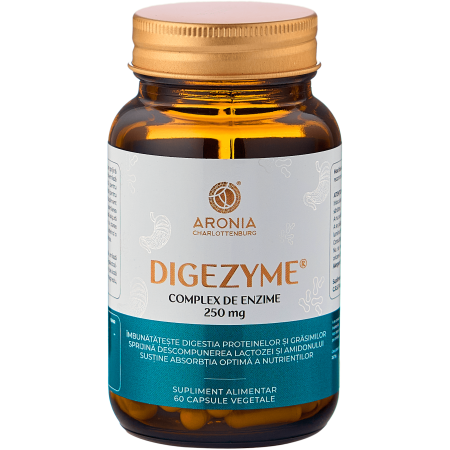 DigeZyme® — complex cu 5 enzime digestive care susțin digestia optimă, evitarea balonării și absorbția completă a nutrienților DigeZyme® — complex cu 5 enzime digestive care susțin digestia optimă, evitarea balonării și absorbția completă a nutrienților