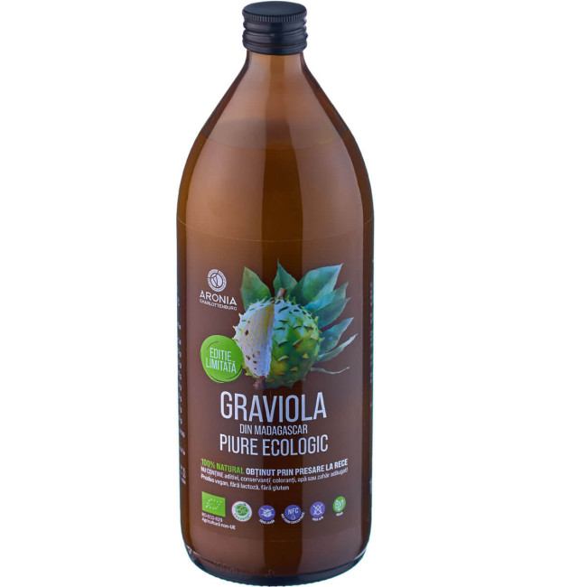 Graviola din Madagascar — piure 100% natural și ecologic, la sticlă de 1L  |  Ediție Limitată