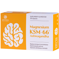 Magnesium + Ashwagandha KSM-66 — un duo natural care susține calmul, somnul și sănătatea mintală