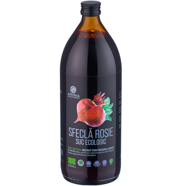 Suc de Sfeclă Roșie 100% Natural și Ecologic - 1 litru Suc de Sfeclă Roșie 100% Natural și Ecologic - 1 litru